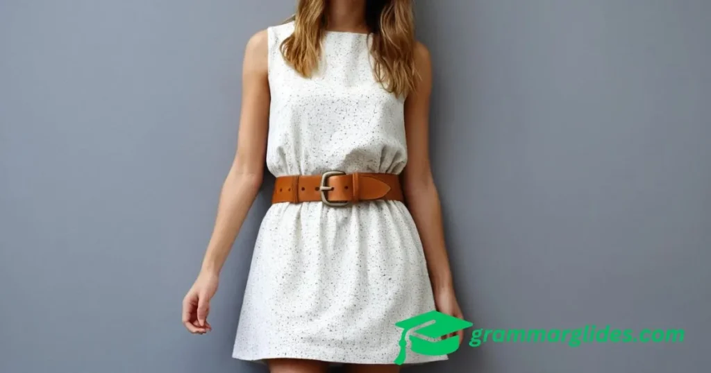  belt as a dress