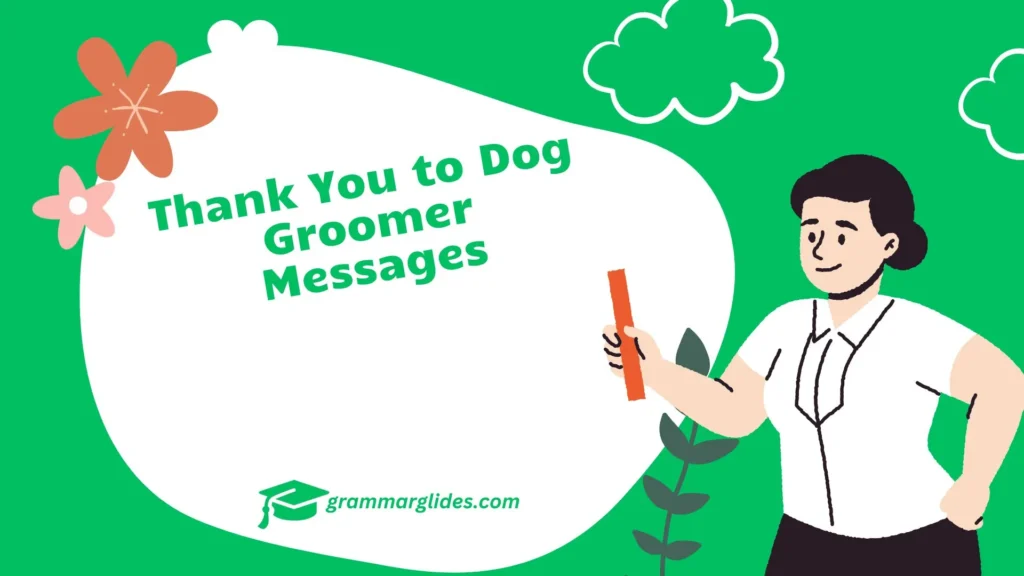 Dog Groomer Messages
