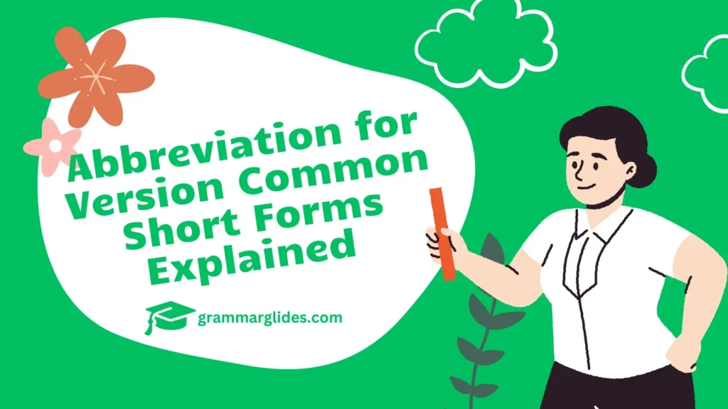 Abbreviation For Version Common