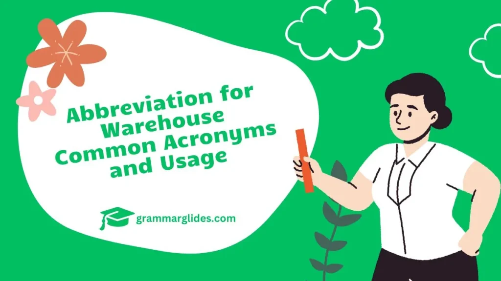 Abbreviation For Warehouse